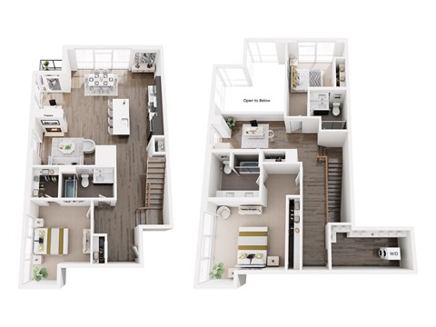 Floor plan for 3 beds, 3 baths, 2170 sqft